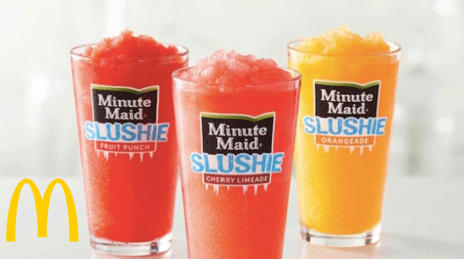 McDonald's Minute Maid Slushies